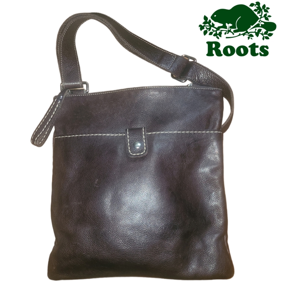 Roots Canada Unisex Venitian Village Leather Crossbody Bag